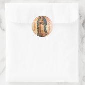 Our Lady Of Guadalupe Vintage Ronde Sticker (Tas)