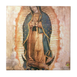 Our Lady Of Guadalupe Vintage Tegeltje