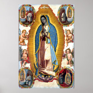 Our Lady of Guadalupe Vision Poster