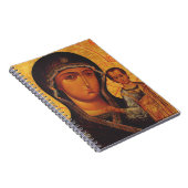 Our Lady of Kazan Orthodox Icon Notitieboek (Rechterzijde)