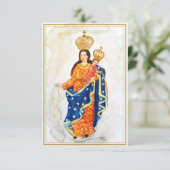 Our Lady of Las Lajas Prayer/Holy Card Informatiekaartje (Staand voorkant)