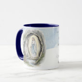 Our Lady of Lourdes, Catholic Mug Mok (Voorkant links)