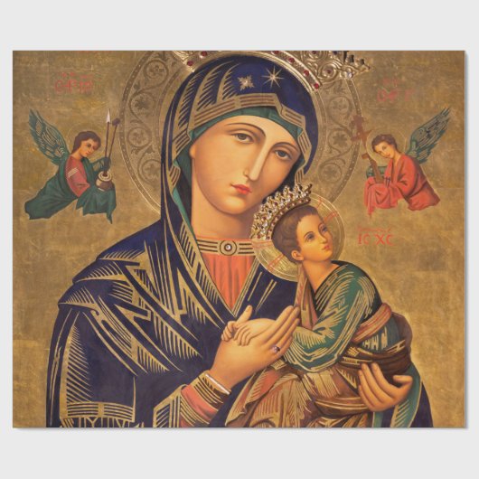 Our Lady Of Perpetual Help Cadeaupapier (Vlak)