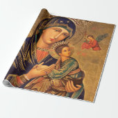 Our Lady Of Perpetual Help Cadeaupapier (Uitgerold)