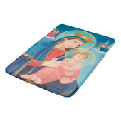 Our Lady of Perpetual Help Catholic Badmat (Gekanteld)