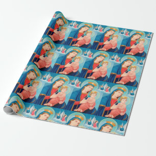 Our Lady of Perpetual Help Catholic Cadeaupapier