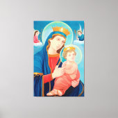 Our Lady of Perpetual Help Catholic Canvas Afdruk (Voorkant)
