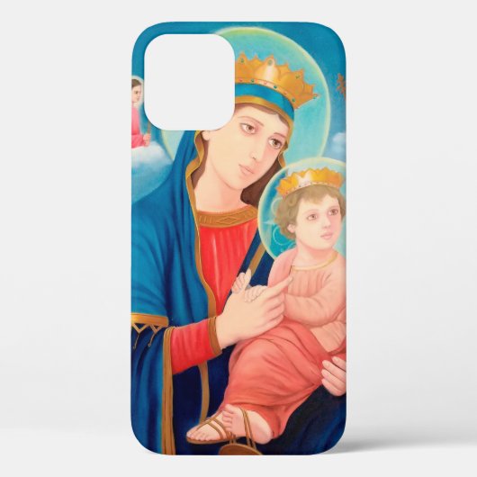 Our Lady of Perpetual Help Catholic Case-Mate iPhone Case (Achterkant)