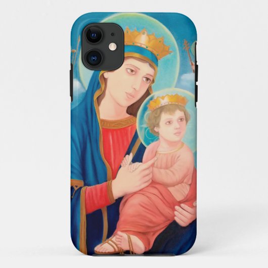 Our Lady of Perpetual Help Catholic Case-Mate iPhone Case (Achterkant)