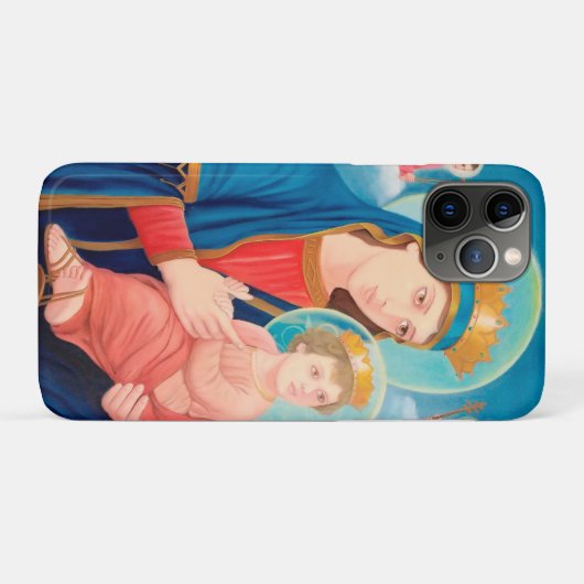 Our Lady of Perpetual Help Catholic Case-Mate iPhone Case (Achterkant (horizontaal))