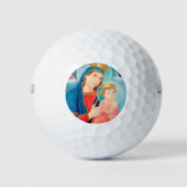 Our Lady of Perpetual Help Catholic Golfballen (Voorkant)