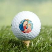 Our Lady of Perpetual Help Catholic Golfballen (Insitu Shirt)