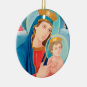 Our Lady of Perpetual Help Catholic Keramisch Ornament (Rechts)