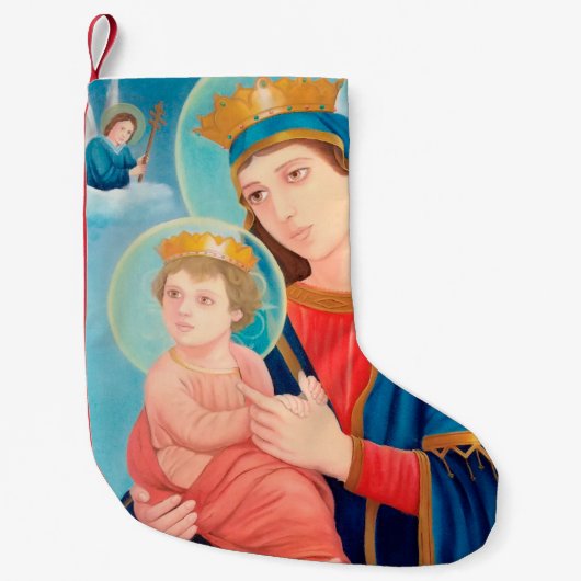 Our Lady of Perpetual Help Catholic Kleine Kerstsok (Voorkant)