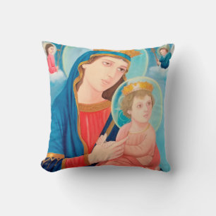 Our Lady of Perpetual Help Catholic Kussen