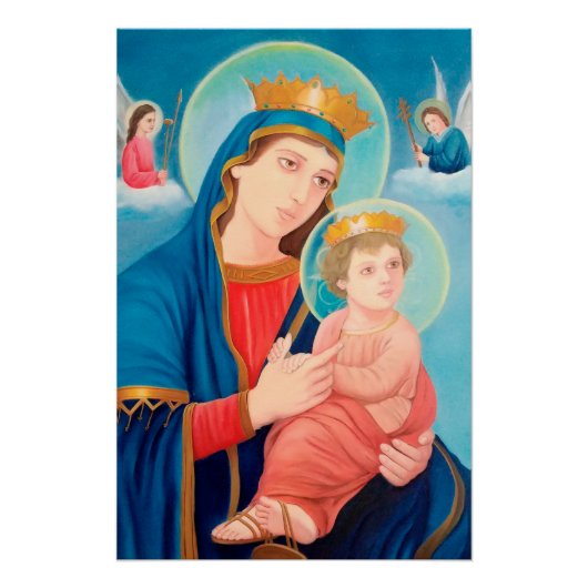 Our Lady of Perpetual Help Catholic Perfect Poster (Voorkant)