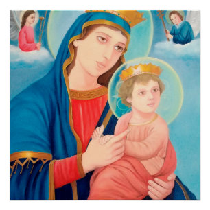 Our Lady of Perpetual Help Catholic Perfect Poster