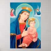 Our Lady of Perpetual Help Catholic Poster (Voorkant)