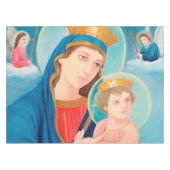 Our Lady of Perpetual Help Catholic Tafelkleed (Voorkant (Horizontaal))