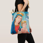 Our Lady of Perpetual Help Catholic Tote Bag (Dichtbij)