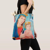 Our Lady of Perpetual Help Catholic Tote Bag (Dichtbij)