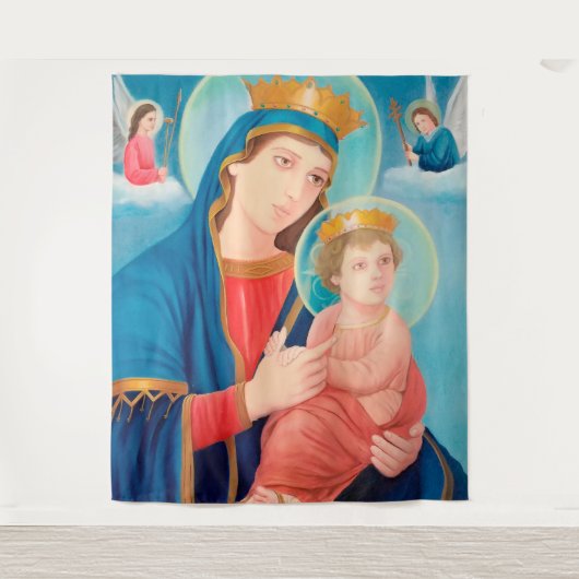 Our Lady of Perpetual Help Catholic Wandkleed (Voorkant)