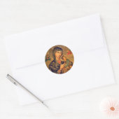 Our Lady Of Perpetual Help Ronde Sticker (Envelop)