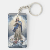Our Lady of the Assumption Sleutelhanger (achterkant)