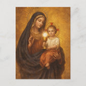 Our Lady of the Blessed Sacrament Mary Jesus Briefkaart (Voorkant)