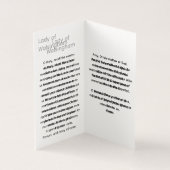 OUR LADY OF WALSINGHAM Prayer Card Kaart (Binnen)