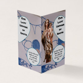 Our Lady Undoer of knots Prayer Card Kaart