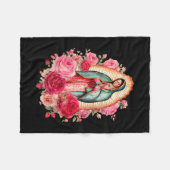 Our Lady Virgen De Guadalupe Saint Virgin Mary Nk  Fleece Deken (Voorkant (Horizontaal))