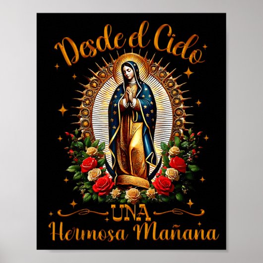 Our Lady Virgen De Guadalupe Saint Virgin Mary Nk Poster (Voorkant)