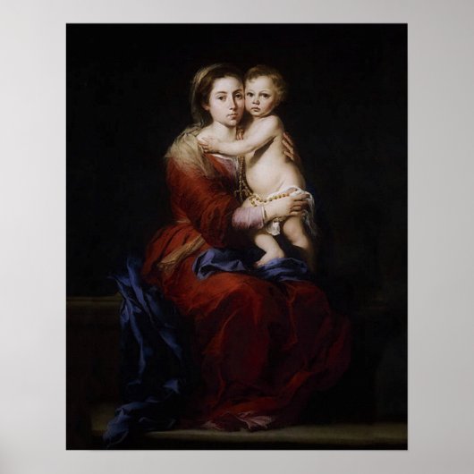 Our Lady Virgin Mary Virgen Maria Rosario Poster (Voorkant)