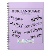 Our Language Lavander Notitieboek (Voorkant)