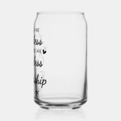 Our Laughs Are Limitless Friendship Quote Blikvorm Glas (Links)