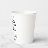 Our Laughs Are Limitless Friendship Quote Papieren Bekers (Links)