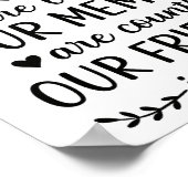 Our Laughs Are Limitless Friendship Quote Poster (Hoek)