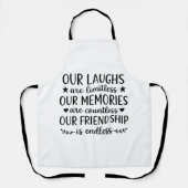 Our Laughs Are Limitless Friendship Quote  Schort (Voorkant)