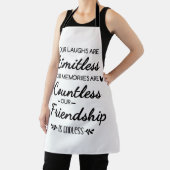 Our Laughs Are Limitless Friendship Quote Schort (Insitu)