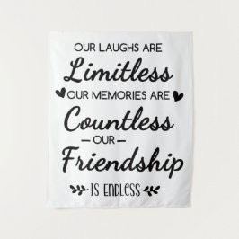 Our Laughs Are Limitless Friendship Quote Wandkleed