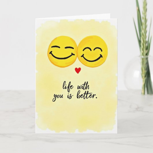 Our Life Is Better Together Card Kaart (Voorkant)