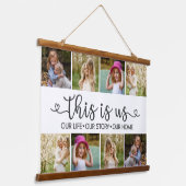 Our Life, Our Story, Our Home Hangend Wandkleed (Gebogen)