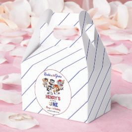 Our Little Animals Baseball 1st Birthday Party Bedankdoosjes