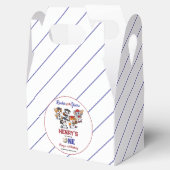 Our Little Animals Baseball 1st Birthday Party Bedankdoosjes (Geopend)