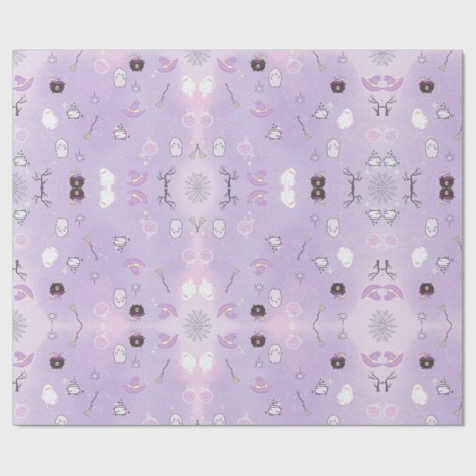 Our Little Boo Halloween 1st Birthday  Cadeaupapier (Vlak)