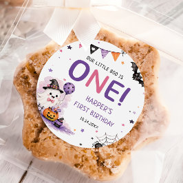 Our Little Boo Halloween Birthday Sticker