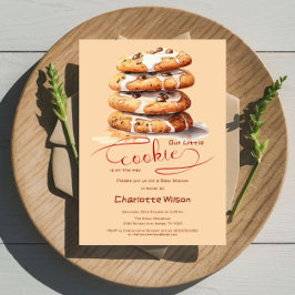 Our Little Cookie Is On The Way Cute Baby Shower Kaart