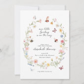 Our Little Love Bug Baby Shower Invitation Templat Kaart (Voorkant)