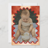 Our Little Meatball Is Turning One 1st Birthday  Kaart (Achterkant)